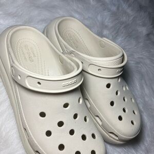 CROCS Off-White Classic Clogs